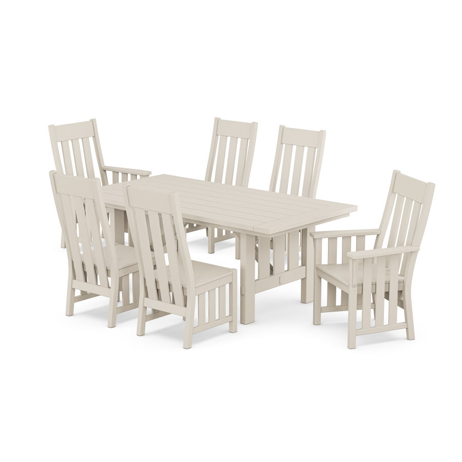 POLYWOOD Acadia 7-Piece Dining Set in Sand