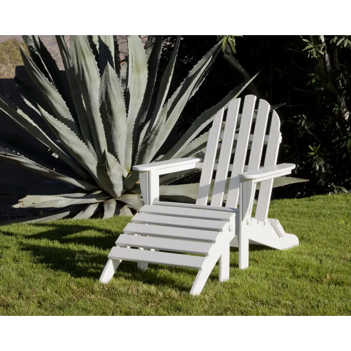 POLYWOOD Classics 2-Piece Folding Adirondack Set