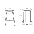 Thumbnail for Contempo 30" Saddle Bar Stool