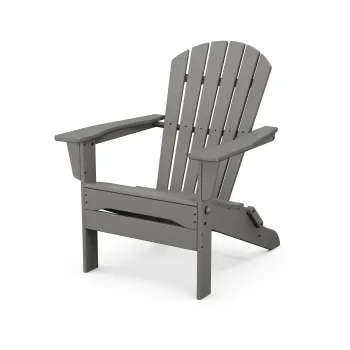 POLYWOOD South Beach Folding Adirondack Chair