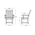 Thumbnail for Vineyard Dining Arm Chair