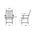 Thumbnail for Vineyard Dining Arm Chair