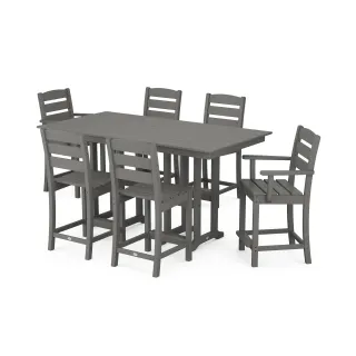 POLYWOOD Lakeside 7-Piece Counter Set