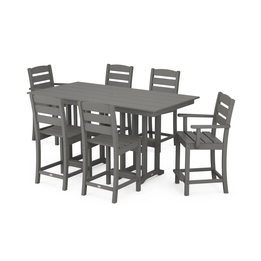 POLYWOOD Lakeside 7-Piece Counter Set