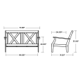 Thumbnail for Braxton Deep Seating Loveseat