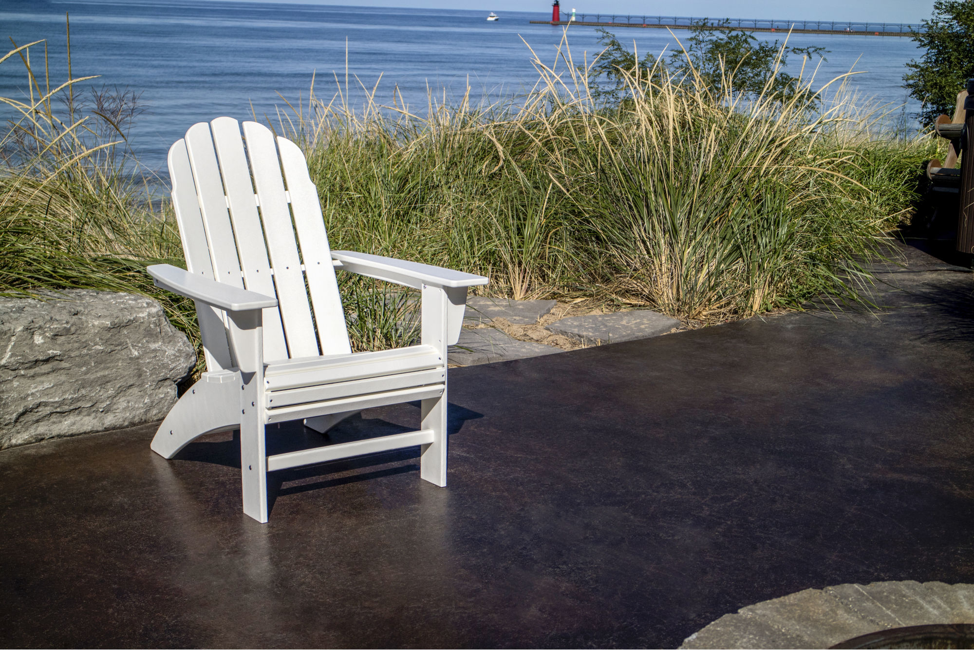 POLYWOOD® Vineyard Curveback Adirondack Chair AD600 POLYWOOD®