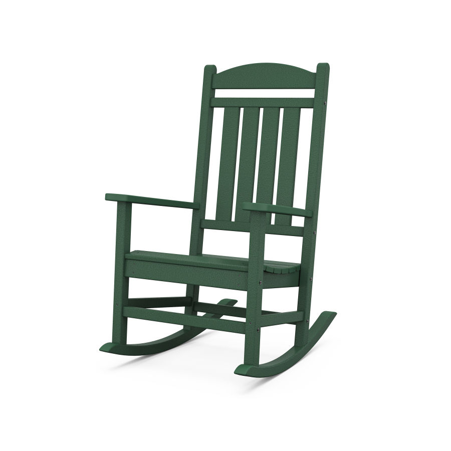 POLYWOOD Presidential Rocking Chair in Green
