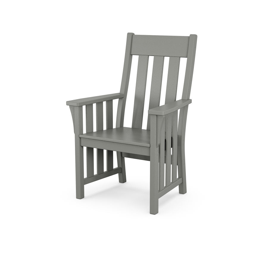 POLYWOOD Acadia Dining Arm Chair in Slate Grey
