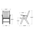 Thumbnail for Vineyard Folding Dining Chair