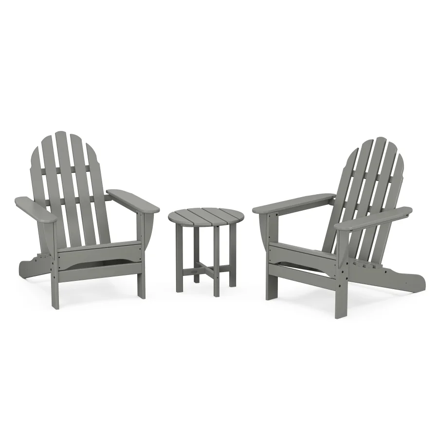 POLYWOOD Classic Adirondack 3-Piece Set