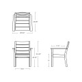 Thumbnail for Latitude Dining Arm Chair