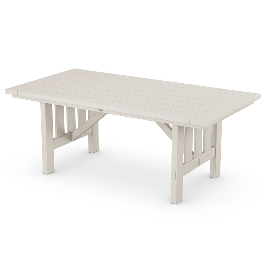 POLYWOOD Mission 39" x 75" Dining Table in Sand
