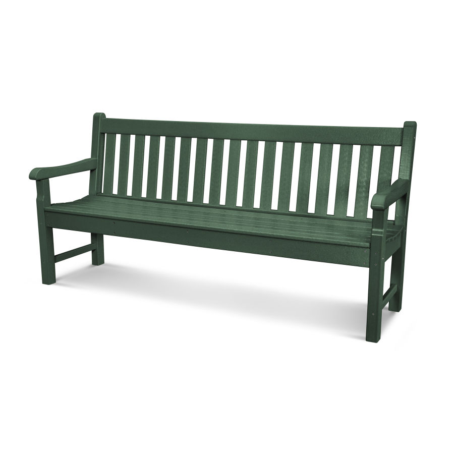 POLYWOOD Rockford 72" Bench in Green