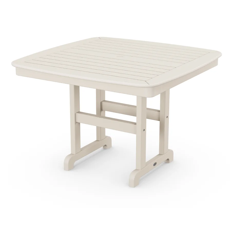 POLYWOOD Nautical 44" Dining Table in Sand