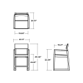 Thumbnail for EDGE Counter Arm Chair