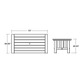Thumbnail for Mission 39" x 75" Dining Table