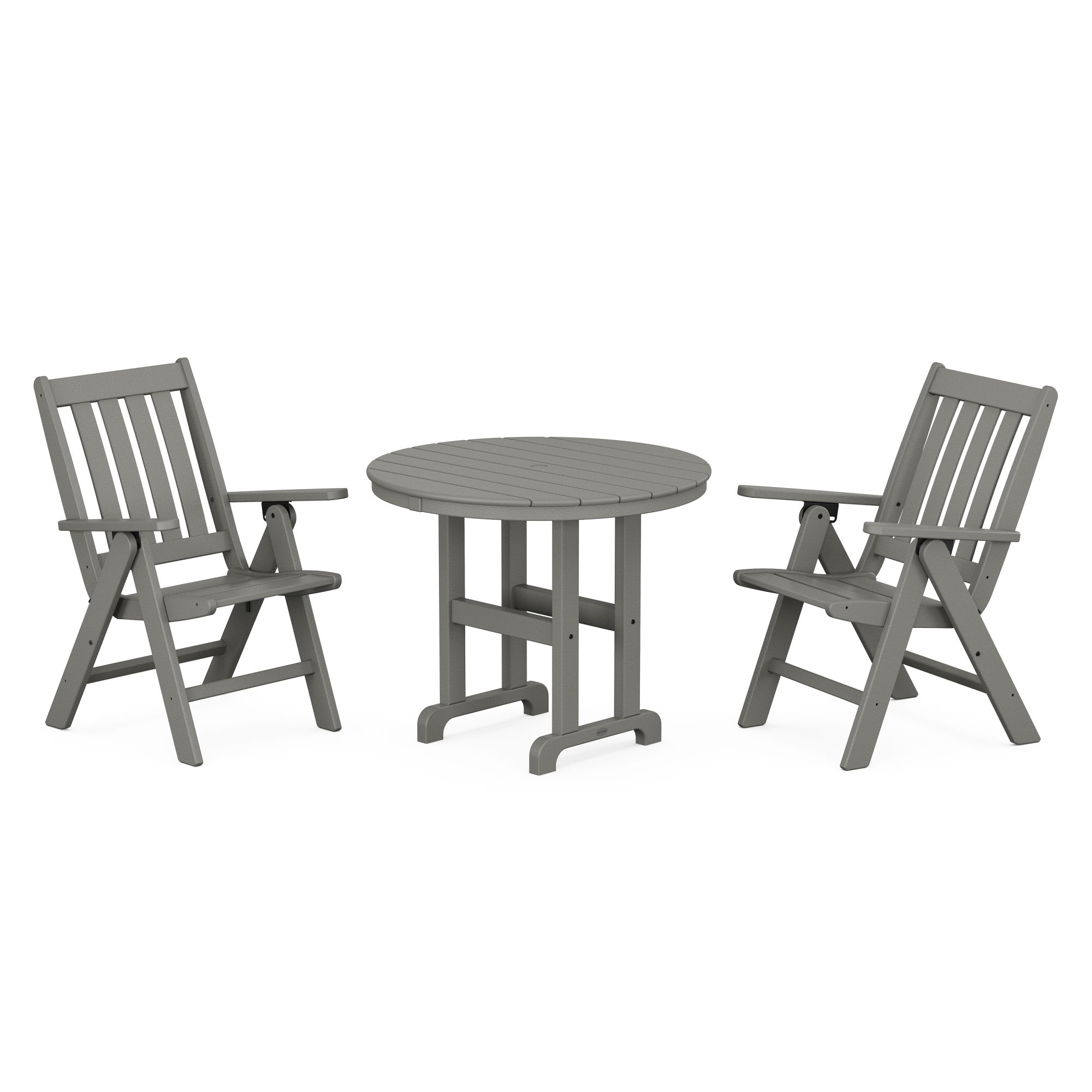 polywood vineyard folding dining chair