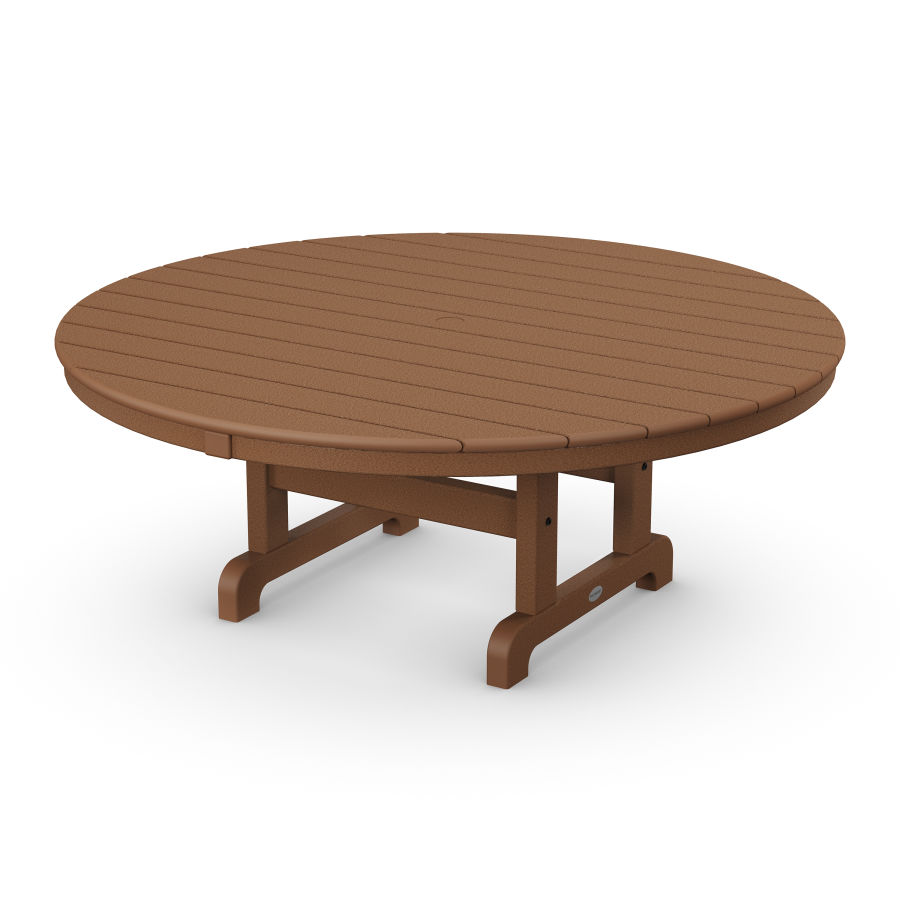 POLYWOOD Round 48" Conversation Table in Teak
