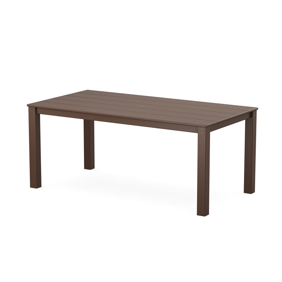 POLYWOOD Parsons 38" X 72" Dining Table in Mahogany