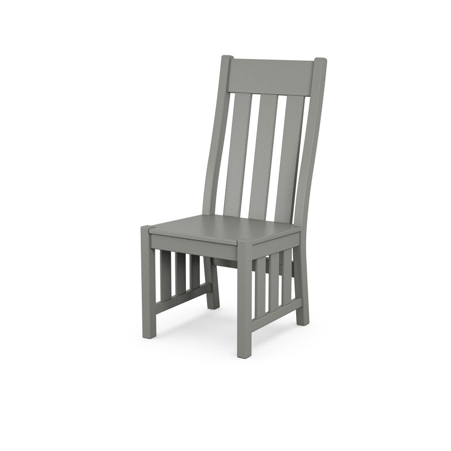 POLYWOOD Acadia Dining Side Chair in Slate Grey