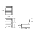 Thumbnail for Modular Armless Chair