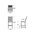 Thumbnail for Chinoiserie Bar Side Chair