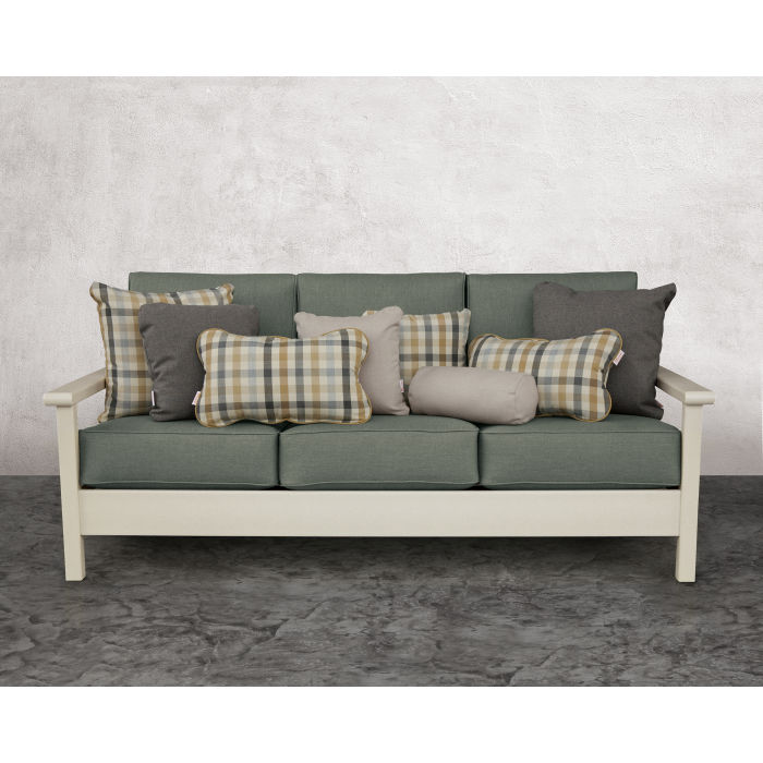 POLYWOOD Rustic Farmhouse 8-Piece Outdoor Pillow Set