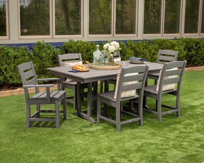 Lakeside 7-Piece Farmhouse Dining Set