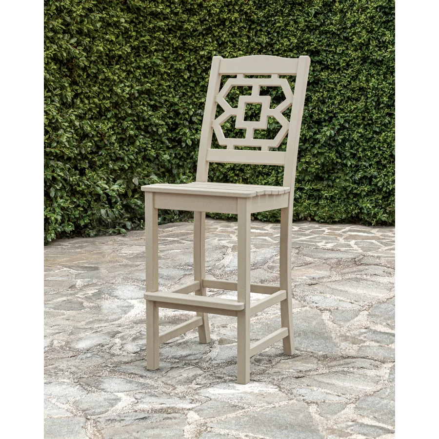 Chinoiserie Bar Side Chair