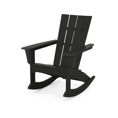 Quattro Adirondack Rocking Chair in Black