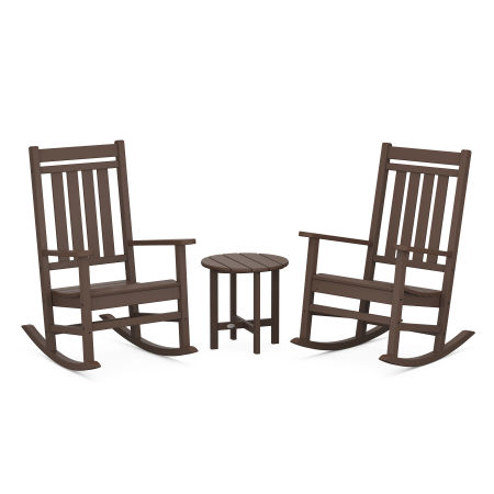 Estate 3-Piece Rocking Chair Set in Mahogany