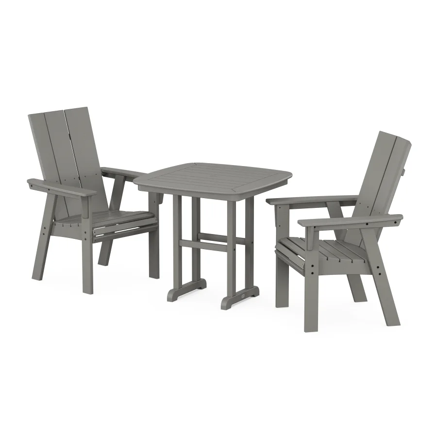 POLYWOOD Modern Adirondack 3-Piece Dining Set