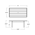 Thumbnail for EDGE 40" x 78" Dining Table