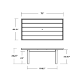 Thumbnail for EDGE 40" x 78" Dining Table