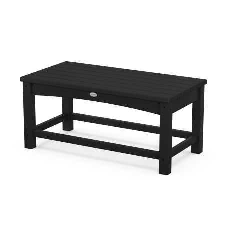 POLYWOOD Club Coffee Table in Black