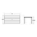 Thumbnail for Parsons 38" x 72" Dining Table