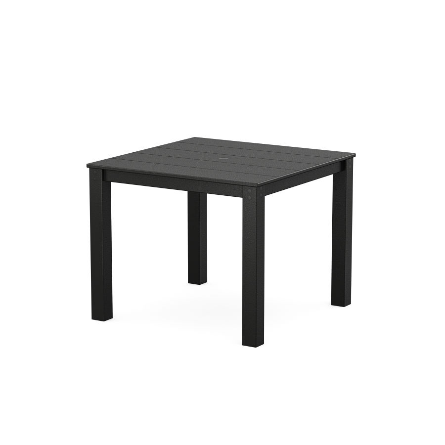 POLYWOOD Parsons 38" X 38" Dining Table in Black