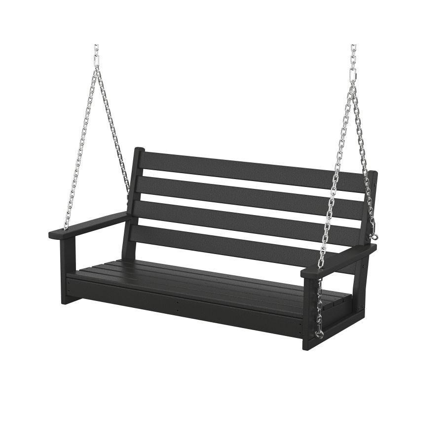 POLYWOOD Grant Park 48” Swing in Black