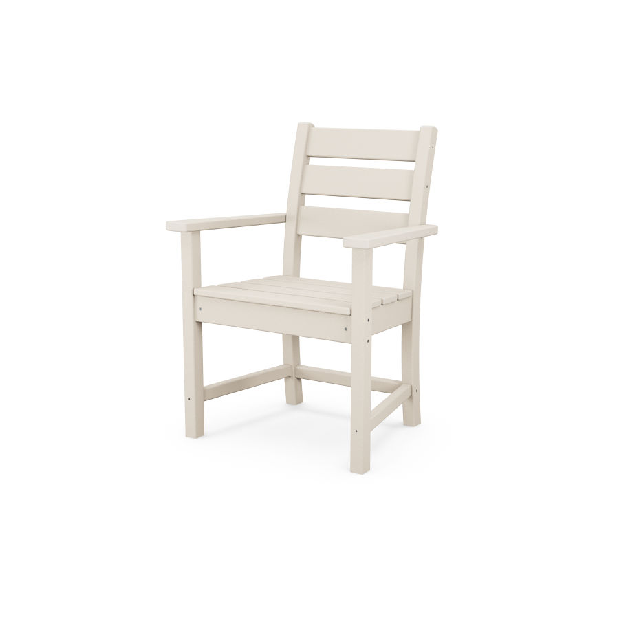 POLYWOOD Grant Park Dining Arm Chair in Sand