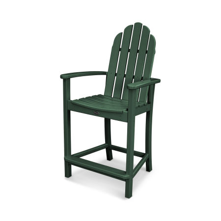 Classic Adirondack Counter Chair in Green