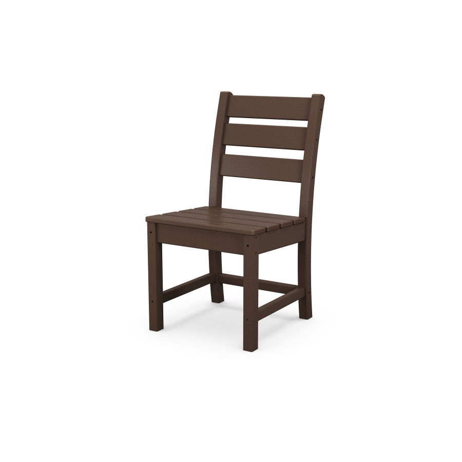 POLYWOOD Grant Park Dining Side Chair in Mahogany