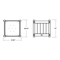 Thumbnail for Vineyard Large Square Planter Box