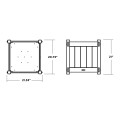 Thumbnail for Vineyard Large Square Planter Box