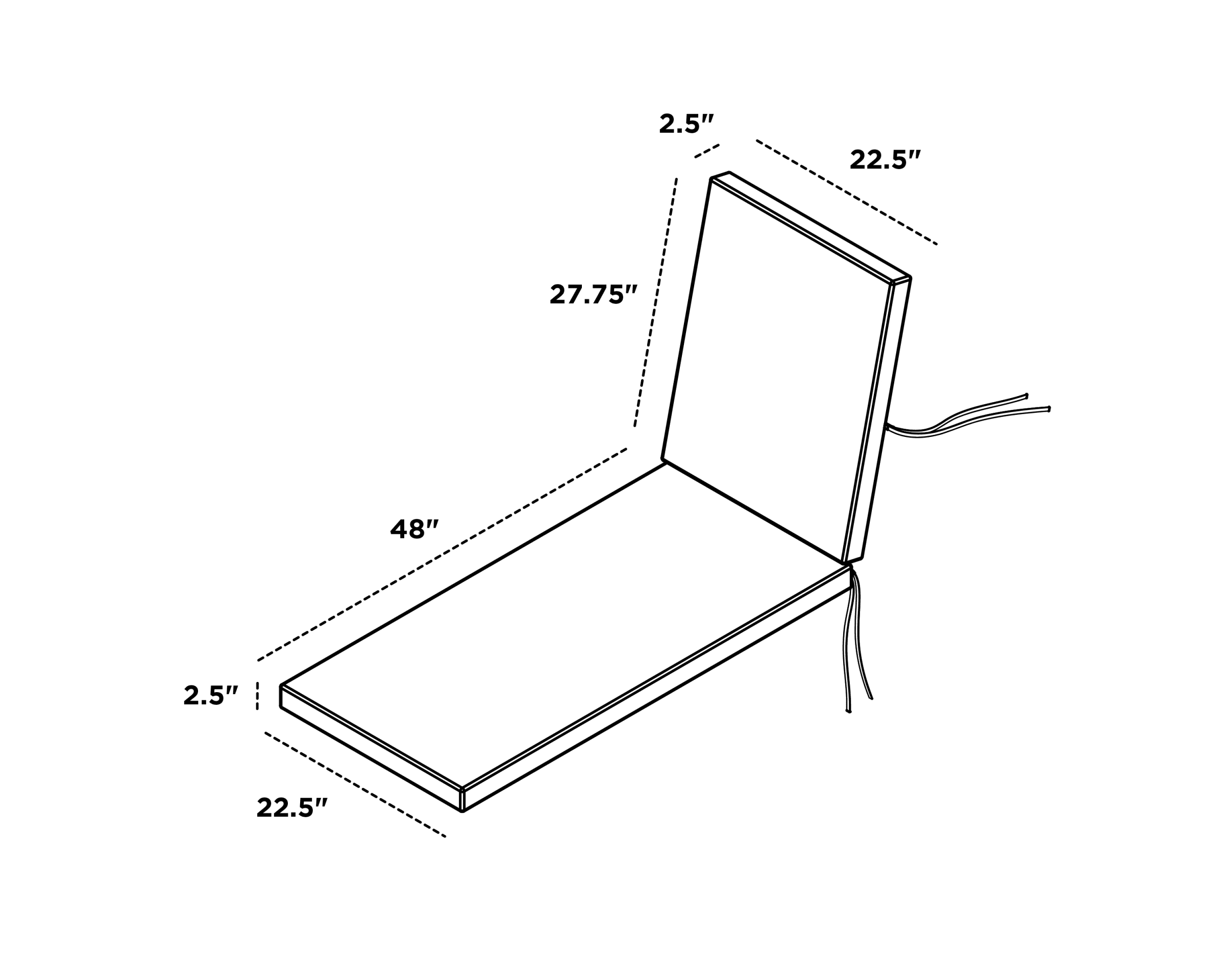 Dimensions for Chaise Cushion
