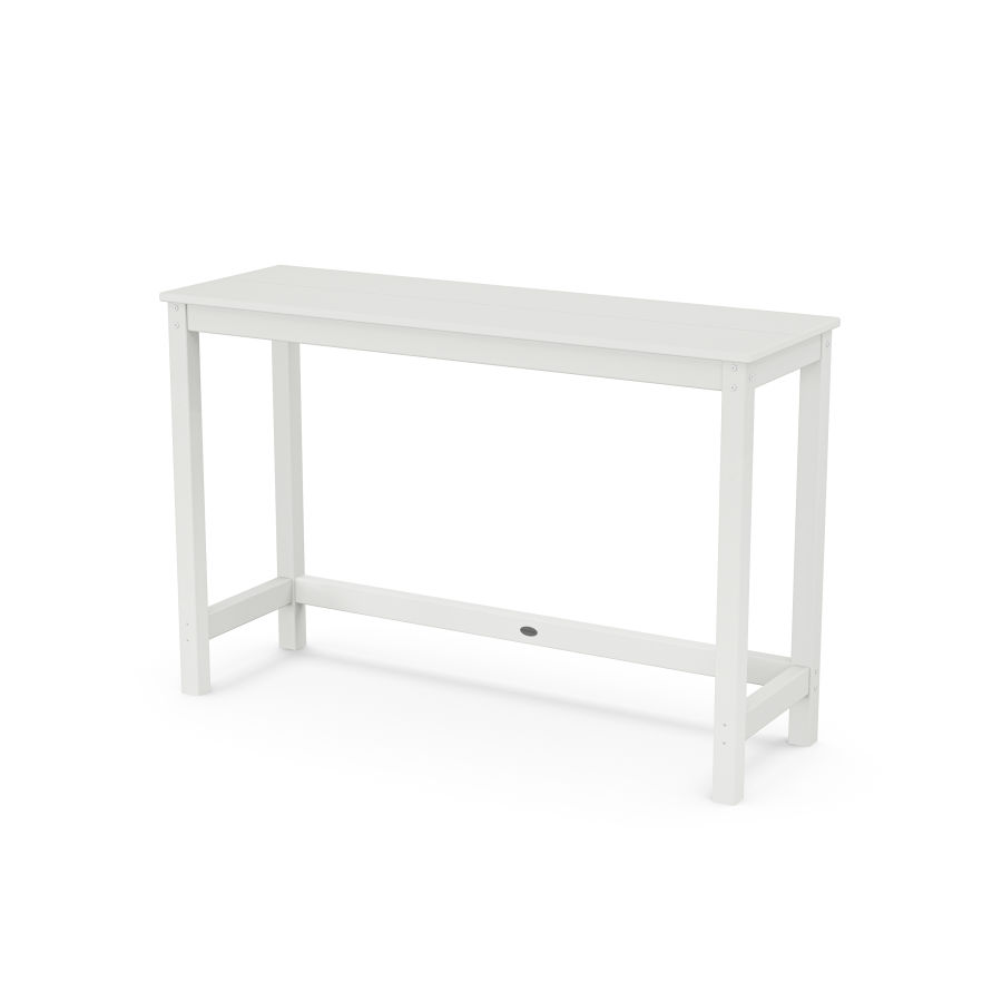 POLYWOOD Studio Balcony Counter Table in White