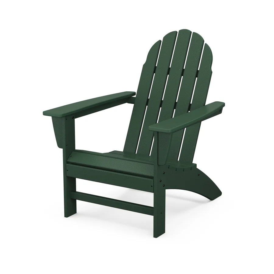 POLYWOOD Vineyard Adirondack Chair in Green