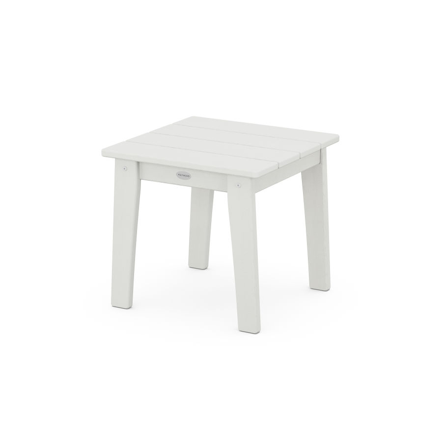 POLYWOOD Lakeside End Table in Vintage White