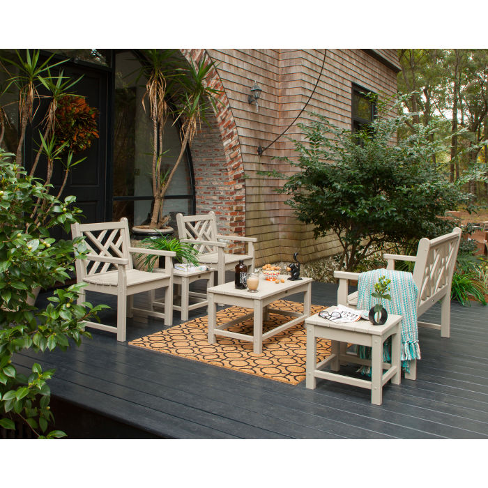 POLYWOOD Chippendale Garden Arm Chair