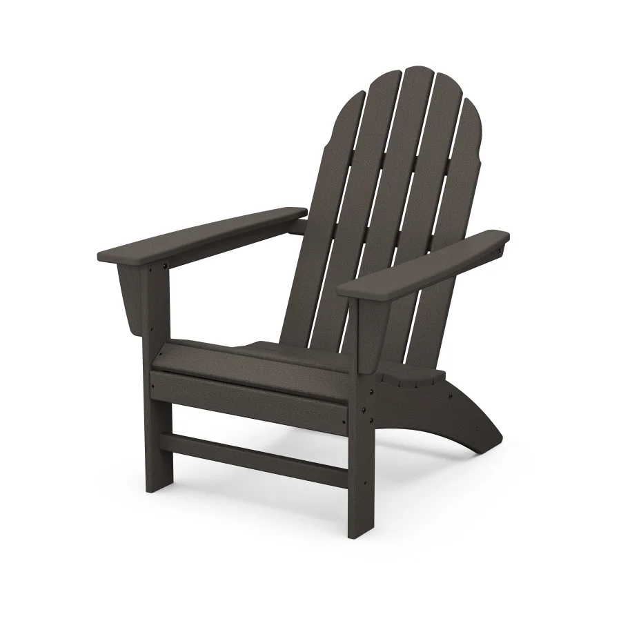 POLYWOOD Vineyard Adirondack Chair in Vintage Finish