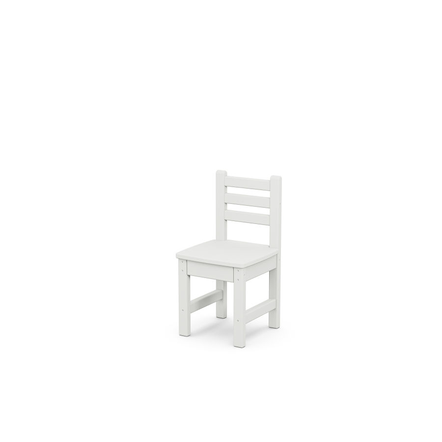 POLYWOOD Toddler Lakeside Dining Chair in White